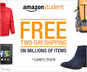 Join Amazon Student FREE Two-Day Shipping for College Students