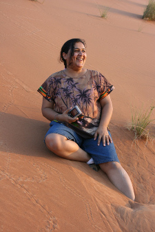 Enjoying the Sand
